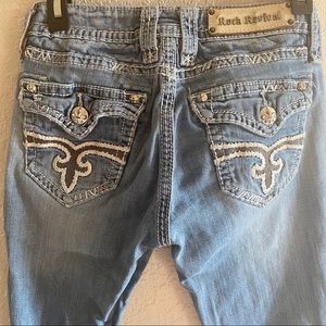 Rock Revival Abby Boot cut jeans size 28